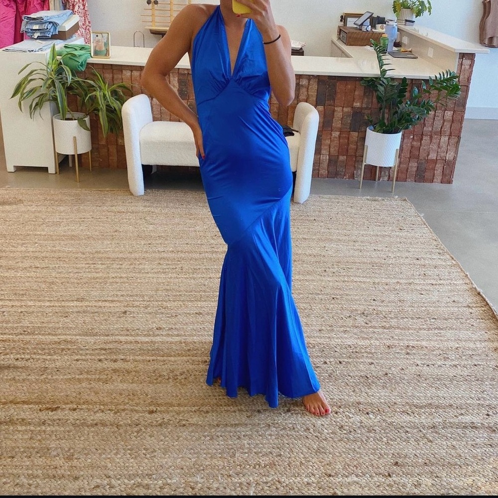 Blue Formal Dress; never worn; Size Small